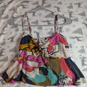 Colorful Floral Women's Top